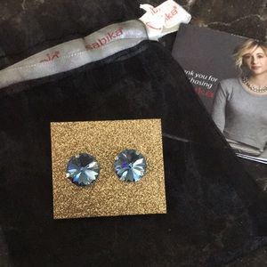 Sabika Manhattan blue studs